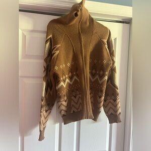 Brown Aztec Sweater